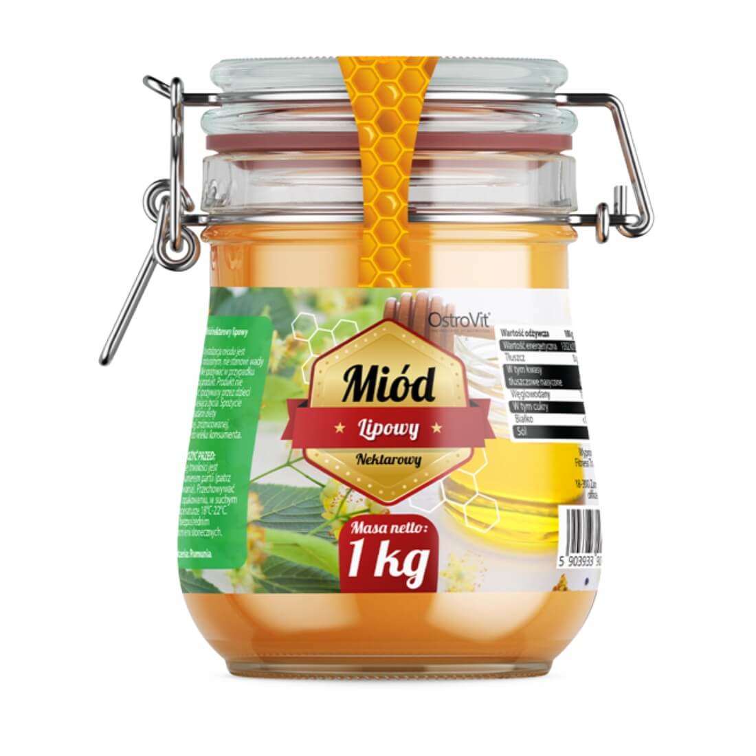 Miere din flori de tei OstroVit Linden, 1000g