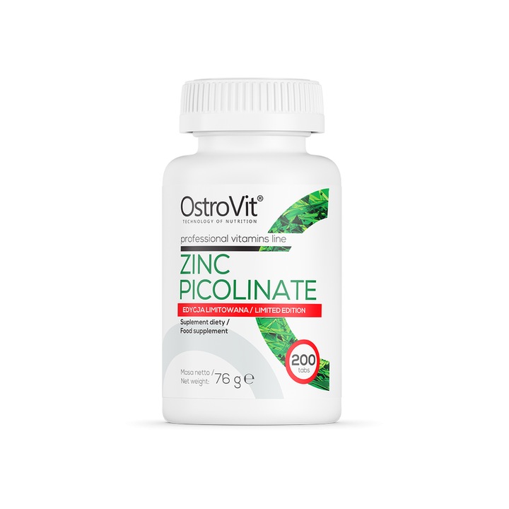 OstroVit Zinc Picolinate 200 Tablete LIMITED EDITION (editie limitata)