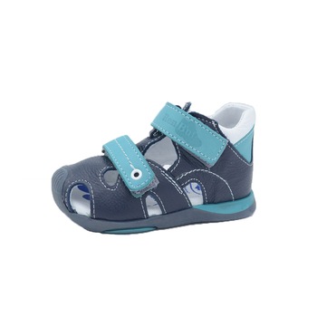 Sandale din piele pentru baieti Renbut 11-1433-GT-25, Bleumarin 14553 Sandale din piele pentru baieti Renbut 11-1433-GT-25, Bleumarin 14553
