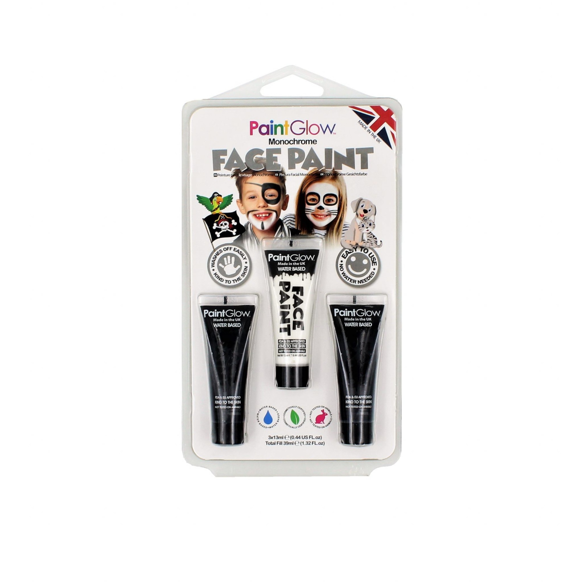 Set 3 culori, pictura fata, PaintGlow, Monochrome HP40