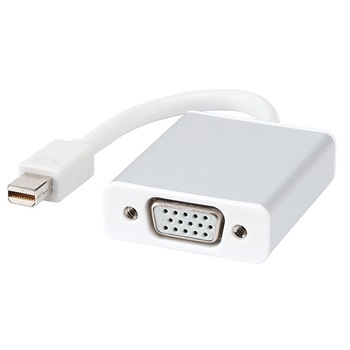 Mini Display Port Adapter standard VGA pentru MacBook, iMac si Mac mini, Kanex IADAPTVGA (alb) Mini Display Port Adapter standard VGA pentru MacBook, iMac si Mac mini, Kanex IADAPTVGA (alb)