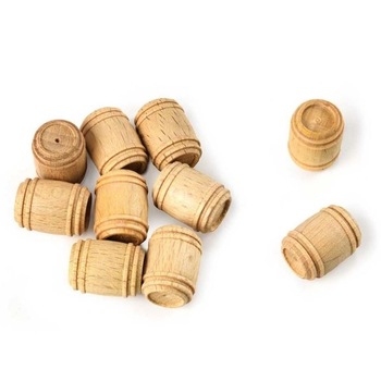 Set 5 butoaie din lemn pentru Navomodele, 22 mm Set 5 butoaie din lemn pentru Navomodele, 22 mm