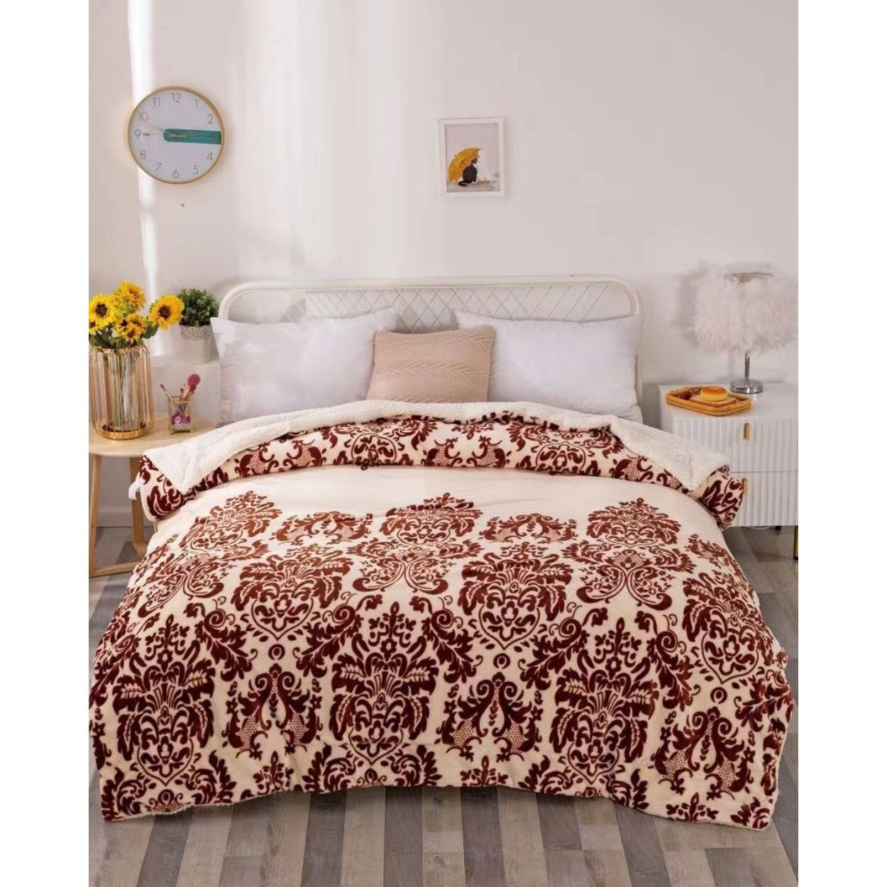 Patura Cocolino Dubla cu Blanita, Pat 2 Persoane, Royal, PDA-23