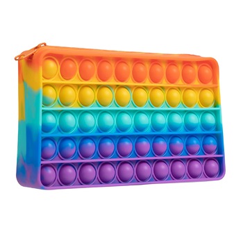 Penar cu Fermoar Pop It Zenuk® - Gradininta, Scoala, Fidget Toys, Silicon, Multicolor Penar cu Fermoar Pop It Zenuk® - Gradininta, Scoala, Fidget Toys, Silicon, Multicolor