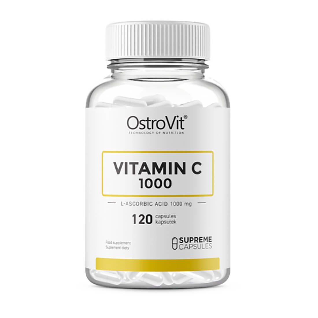 Vitamina C 1000mg OstroVit, 120 capsule