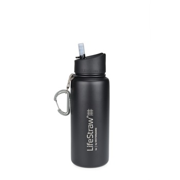 Filtru apa Lifestraw Go cu termos negru de 0.7L Filtru apa Lifestraw Go cu termos negru de 0.7L