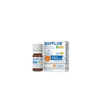 Picaturi Refflor Bebe, Supliment alimentar pentru sistemul digestiv si respirator, destinat sugarilor, bebelusilor si copiilor, 9g Picaturi Refflor Bebe, Supliment alimentar pentru sistemul digestiv si respirator, destinat sugarilor, bebelusilor si copiilor, 9g