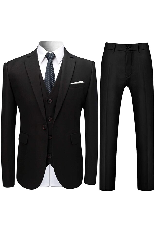 Costum barbati Allthemen, negru, XL