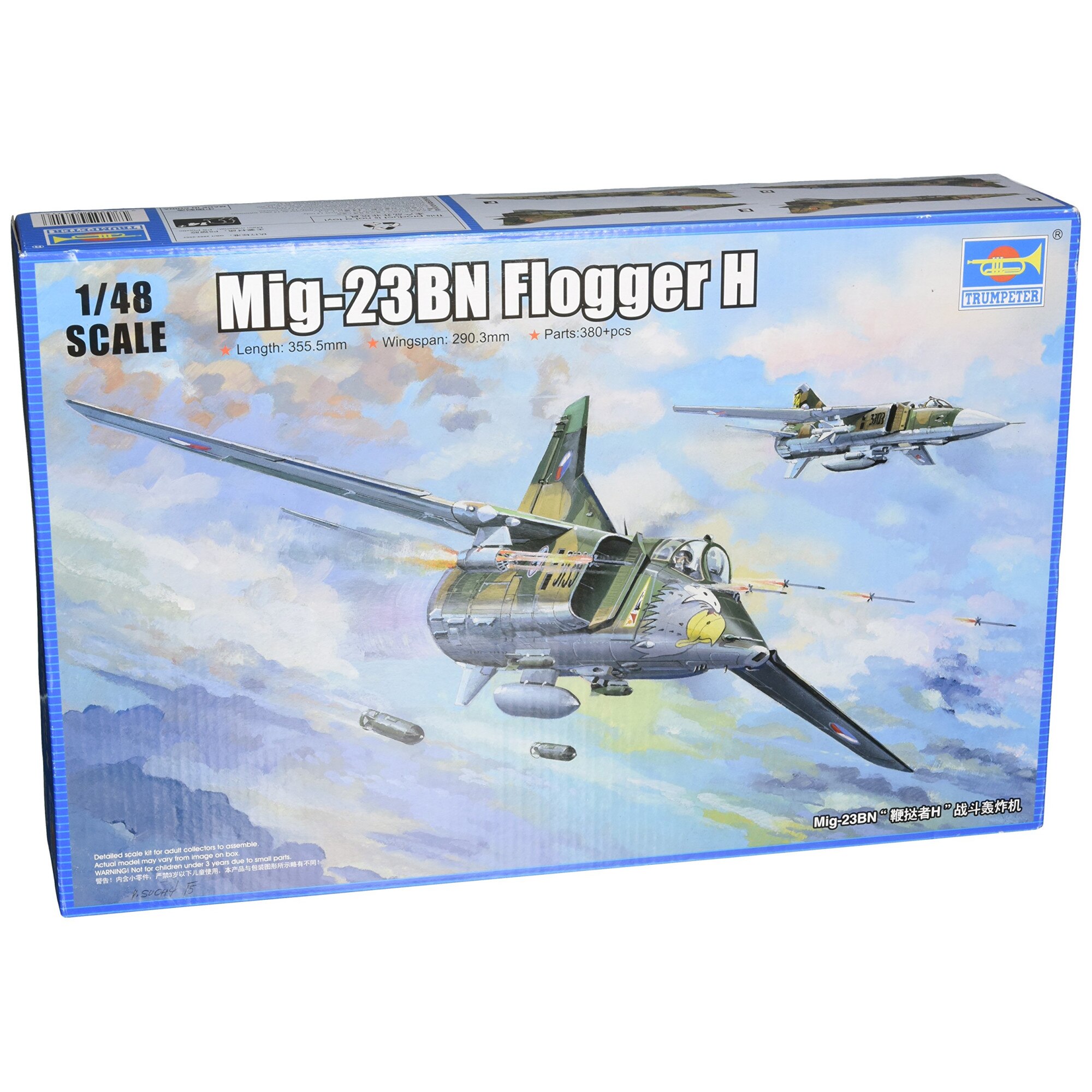 Kit de construit avion MiG 23BN Flogger H 1:48