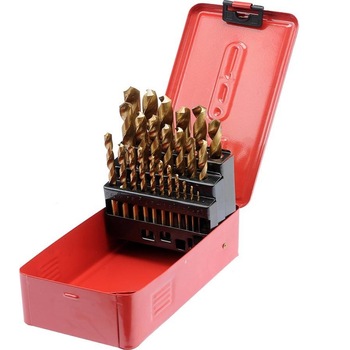 Set 25 burghie pentru metal Sthor 22340, HSS-Titan 1-13mm Set 25 burghie pentru metal Sthor 22340, HSS-Titan 1-13mm