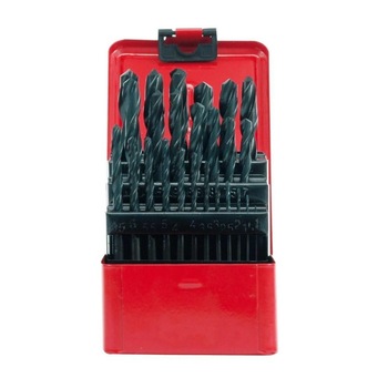 Set 25 burghie pentru metal Sthor 22250, HSS 1-13mm Set 25 burghie pentru metal Sthor 22250, HSS 1-13mm