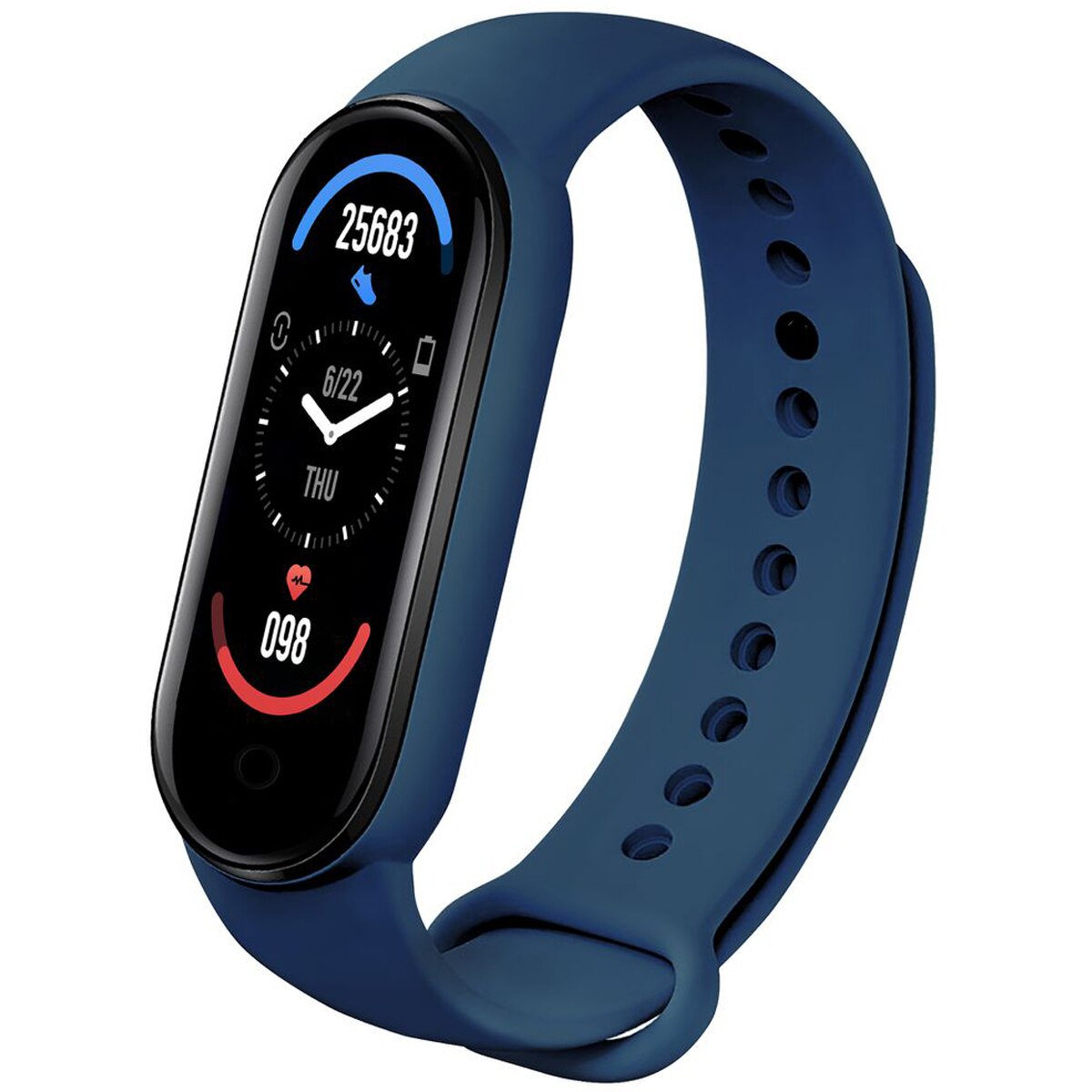 Bratara Fitness HYCRA M6 Band, Monitorizare & Sanatate, Notificari, Blue