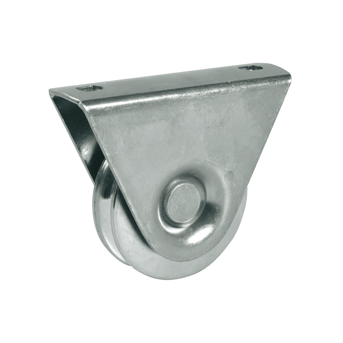 Roata cu rulment tip P si suport pentru porti culisante ,RRSP80,diametru 80mm