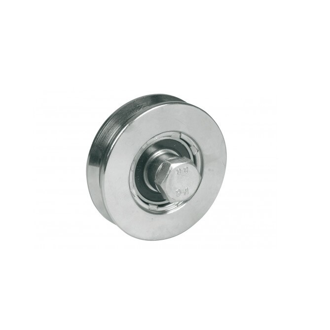 Roata cu rulment tip V pentru porti culisante ,RRV60,diametru 60mm