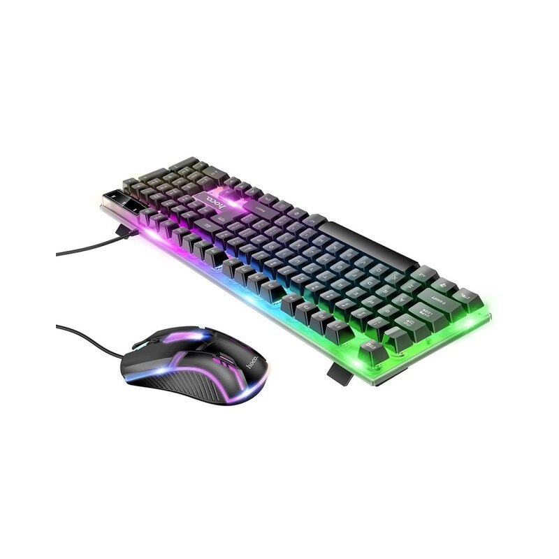 Set Tastatura Si Mouse Hoco Gaming Luminare Rgb Terrific Glowing Gm11 ...