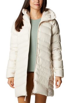 Columbia, Geaca matlasata cu gluga Autumn Park, Crem Columbia, Geaca matlasata cu gluga Autumn Park, Crem