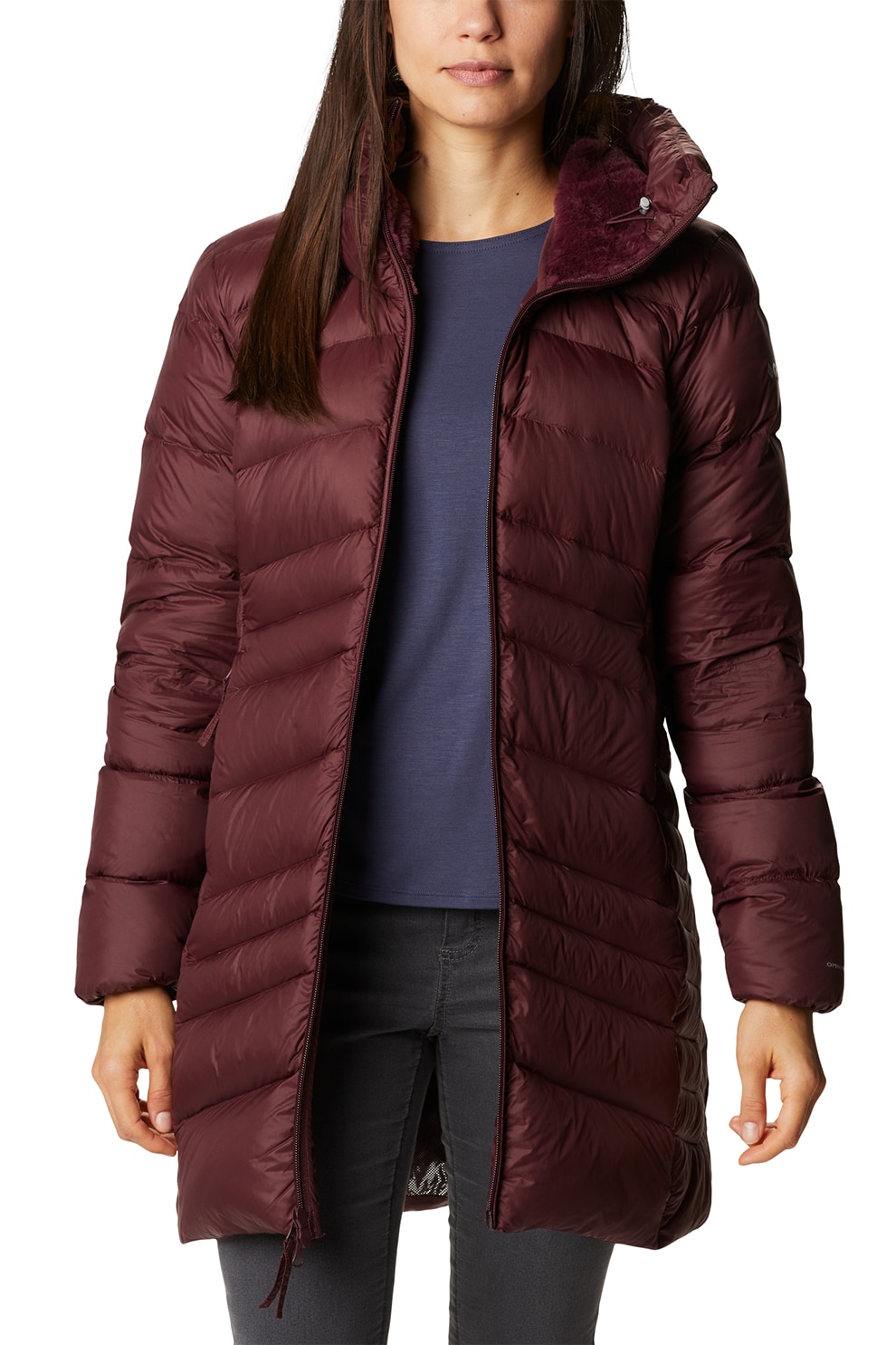 Columbia, Geaca matlasata cu gluga Autumn Park, Violet pruna