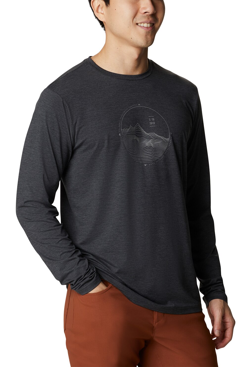 Columbia, Bluza pentru schi si trekking Tech Trail, Negru stins