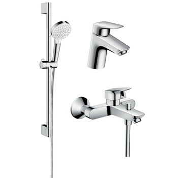 Set complet baterii baie cada Hansgrohe Logis70-Hans001 Set complet baterii baie cada Hansgrohe Logis70-Hans001