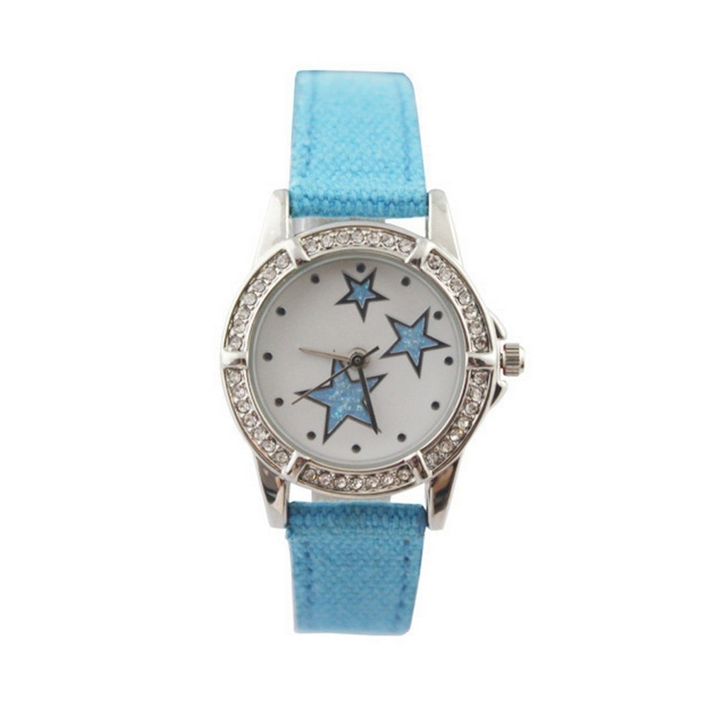 Ceas Copii Cystal Blue -Stars in Light Blue