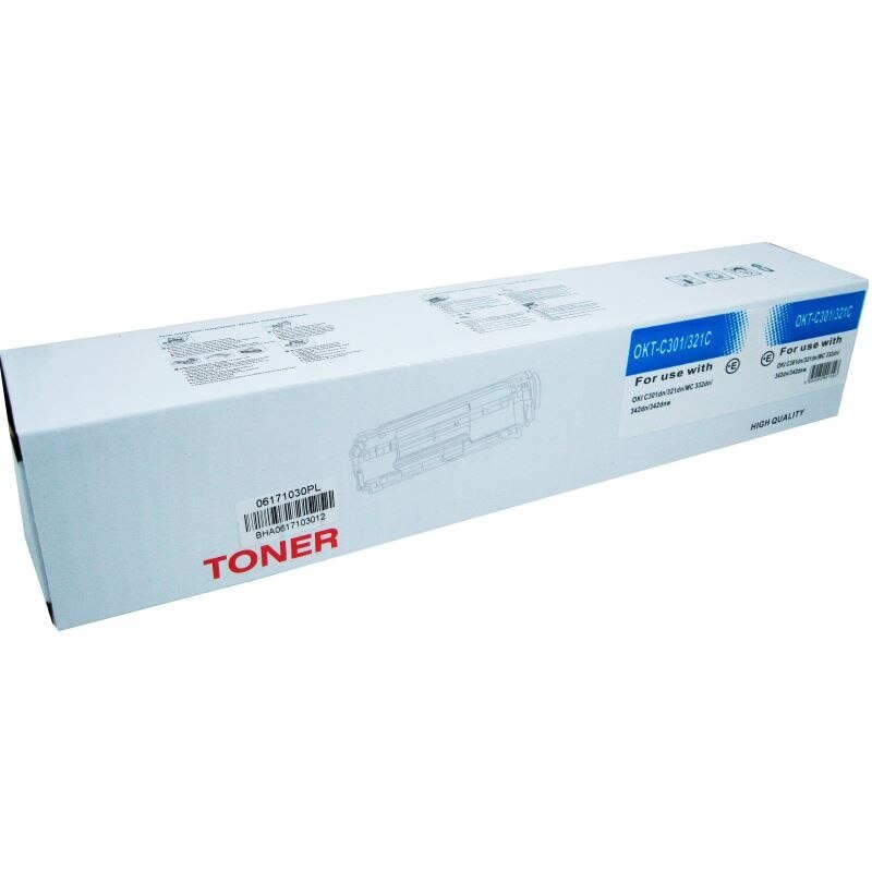 Cartus toner RETECH compatibil cu Oki C301, C321 cyan
