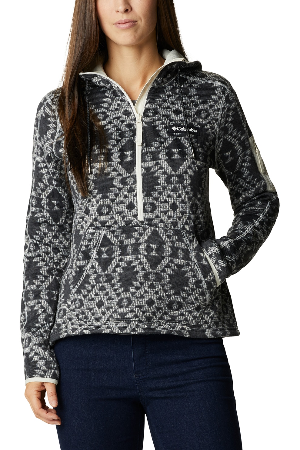 Columbia, Hanorac din tricot Sweater Weather™, Negru/Gri