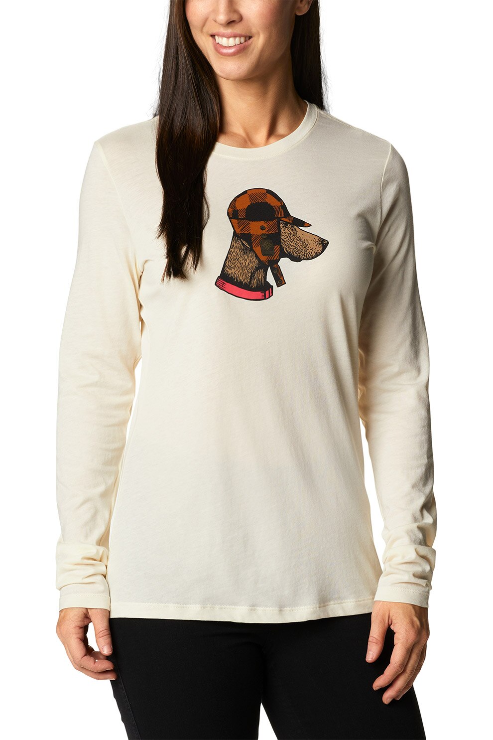 Columbia, Bluza cu imprimeu Hidden Haven, Crem/Maro