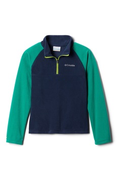 Columbia, Bluza sport de fleece, pentru schi si trekking Glacial, Bleumarin/verde marin, 140-150 CM Standard Columbia, Bluza sport de fleece, pentru schi si trekking Glacial, Bleumarin/verde marin, 140-150 CM Standard