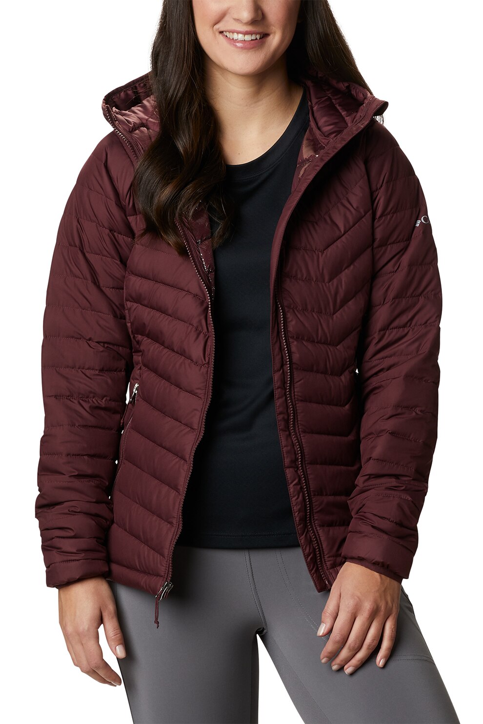 Columbia, Geaca pentru drumetii Powder Lite, Visiniu