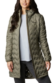 Columbia, Geaca lunga cu aspect texturat Delta Ridge™, Verde sparanghel Columbia, Geaca lunga cu aspect texturat Delta Ridge™, Verde sparanghel
