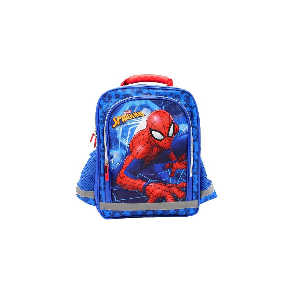 Ghiozdan, Spider Man, albastru, 37x29x13cm