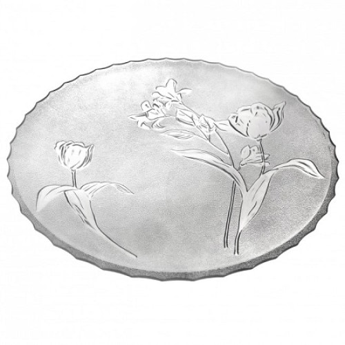 Platou sticla rotund 30cm KIG TUL 12