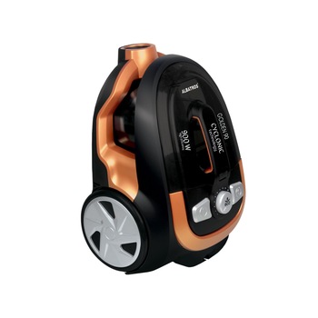 Aspirator ciclonic, fara sac, aspirare uscata, tub metalic telescopic, control total asupra puterii de aspirare, 2 x filtru HEPA, 2.5 l, 900 W Aspirator ciclonic, fara sac, aspirare uscata, tub metalic telescopic, control total asupra puterii de aspirare, 2 x filtru HEPA, 2.5 l, 900 W