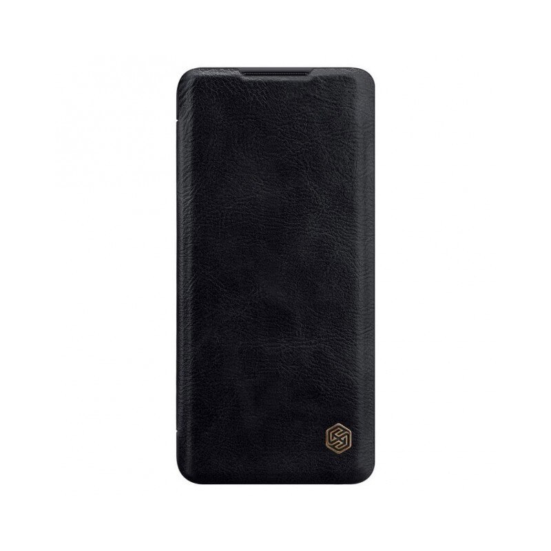 Husa Flip Cover Book Premium Nillkin Qin Compatibil Cu Xiaomi Mi Note 10 Lite Black