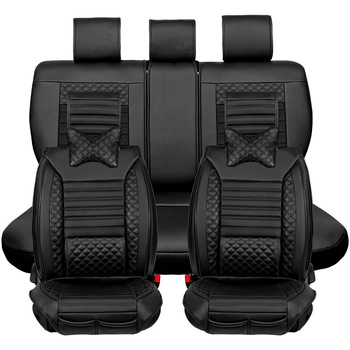 Set Husa Auto Premium Negru Simplu 15 piese Set Husa Auto Premium Negru Simplu 15 piese