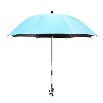 Umbrela pentru carucior, Bebumi, Albastru, 75cm Umbrela pentru carucior, Bebumi, Albastru, 75cm