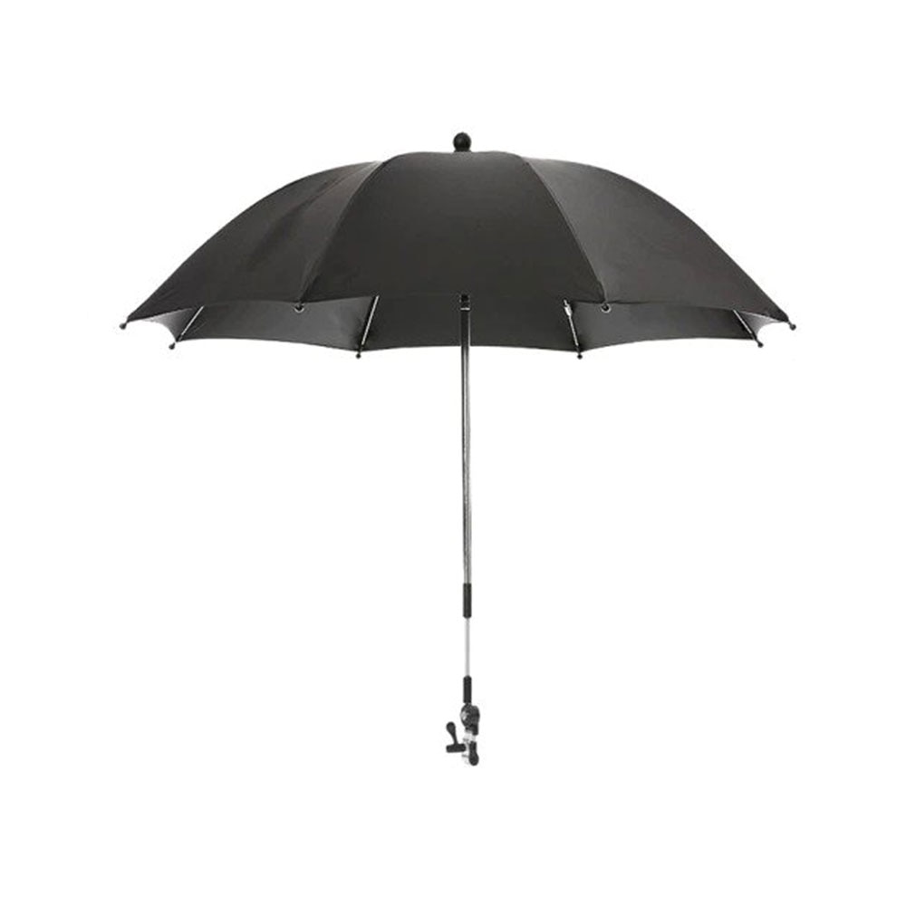Umbrela pentru carucior, Bebumi, Negru, 75cm