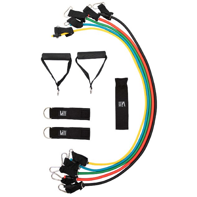 Set 11 benzi de rezistenta, Sharp Shape, pentru fitness, 1.2 m