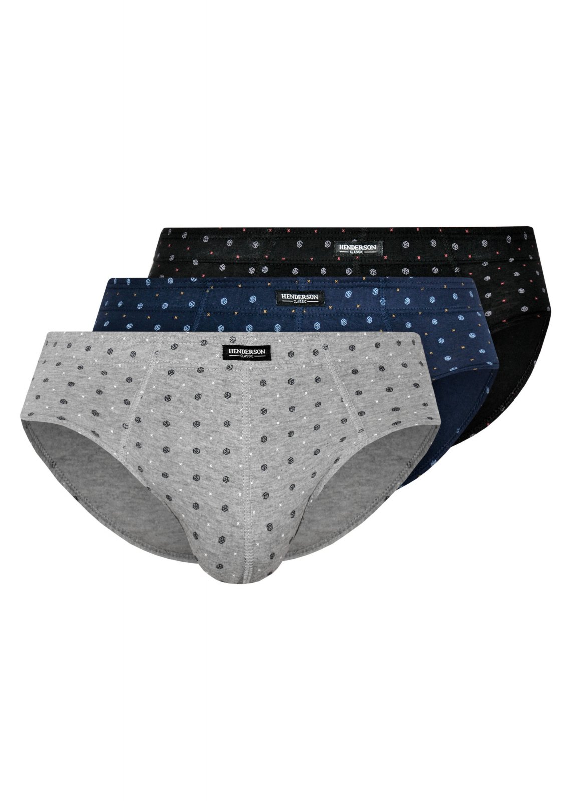 Set 3 perechi de chiloti pentru barbati, Henderson Classic K552, Multicolor