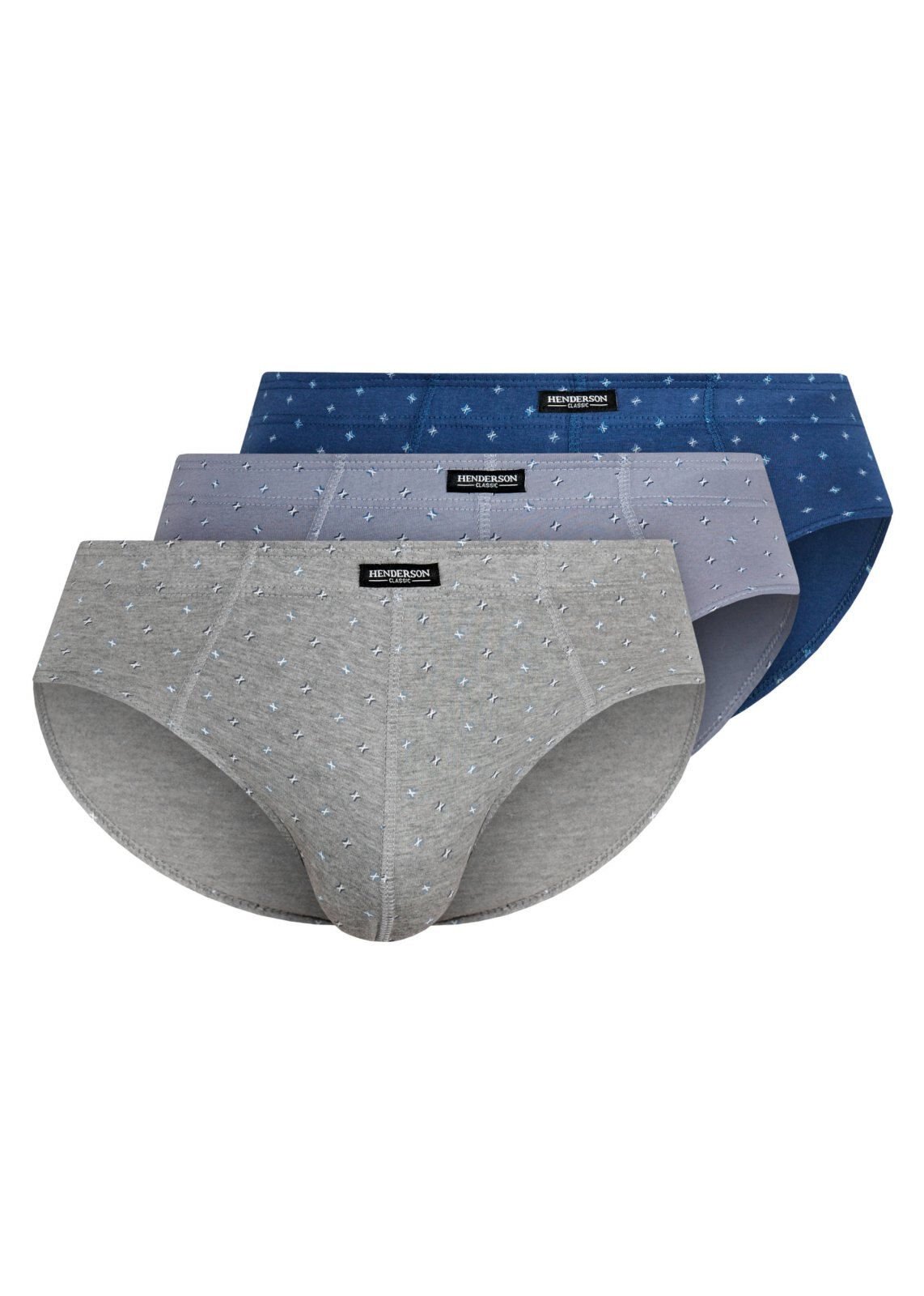 Set 3 perechi de chiloti pentru barbati, Henderson Classic K555, Multicolor