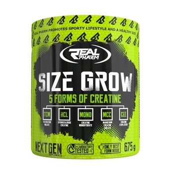Supliment Real Pharm Size Grow, Mango/Fructul pasiunii, 675g Supliment Real Pharm Size Grow, Mango/Fructul pasiunii, 675g