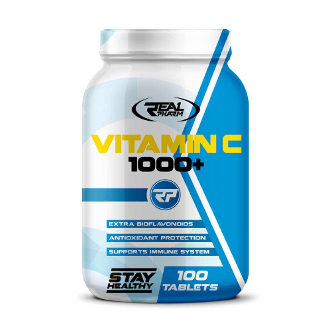 Vitamina C 1000+ Real Pharm, 100 comprimate