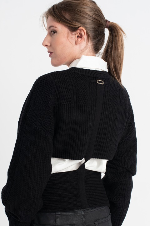 Diesel, Rhody pulóver oldalkivágásokkal, Fekete