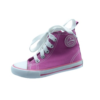 Bascheti din panza pentru fete American Club SSBM-24-26, Roz 26 EU Bascheti din panza pentru fete American Club SSBM-24-26, Roz 26 EU