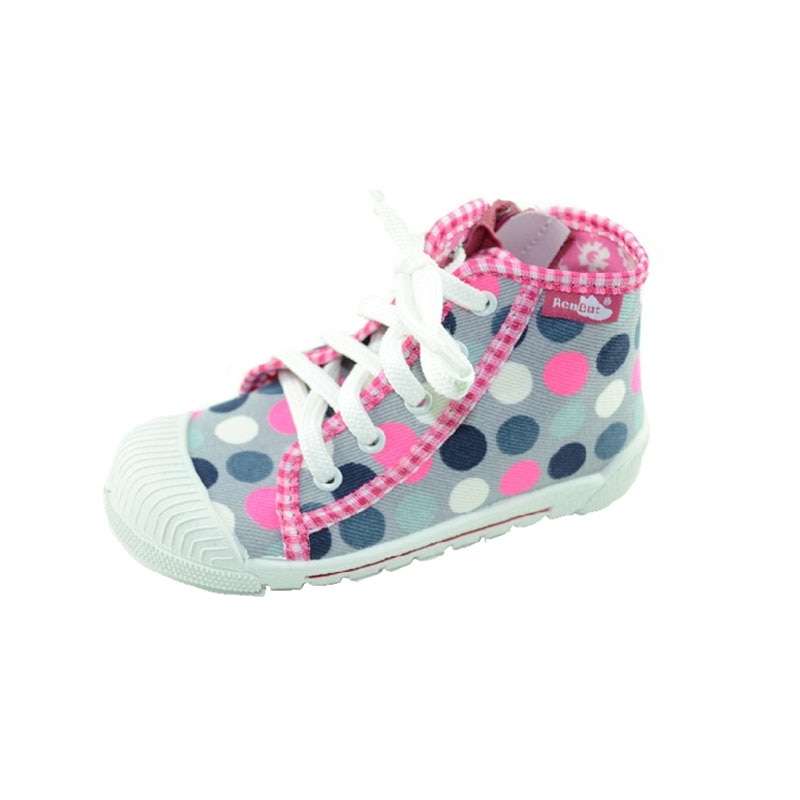 Bascheti din panza pentru fete Renbut RBTF30, Gri 28 EU