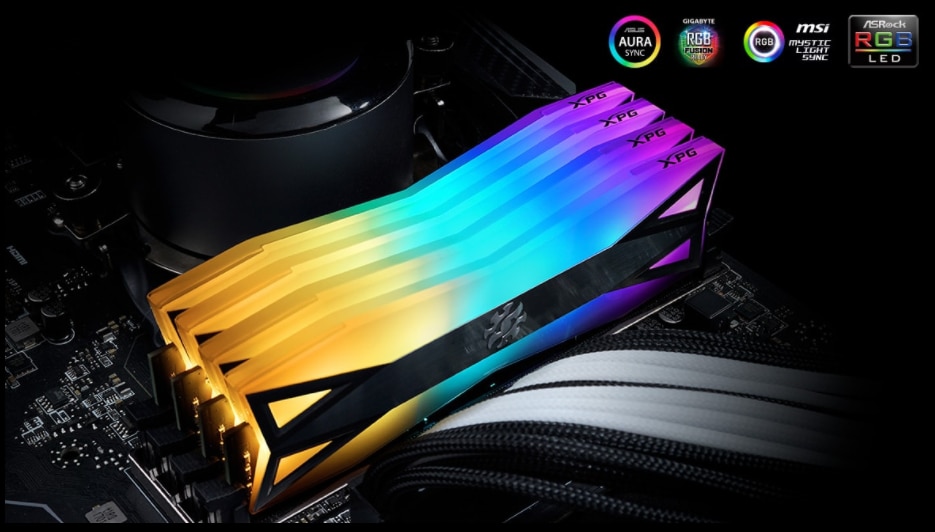 Memorie ADATA XPG Spectrix D60G RGB, 16GB (2x8GB) DDR4, 3600MHz
