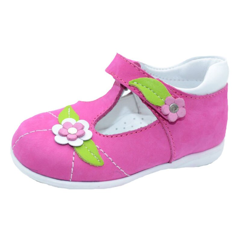 Pantofi ortopedici din piele pentru fete Small Foot SF38F, Fucsia 7181