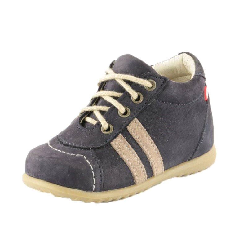 Pantofi ortopedici din piele pentru baieti Emel E 1087A-3MA, Maro 11514