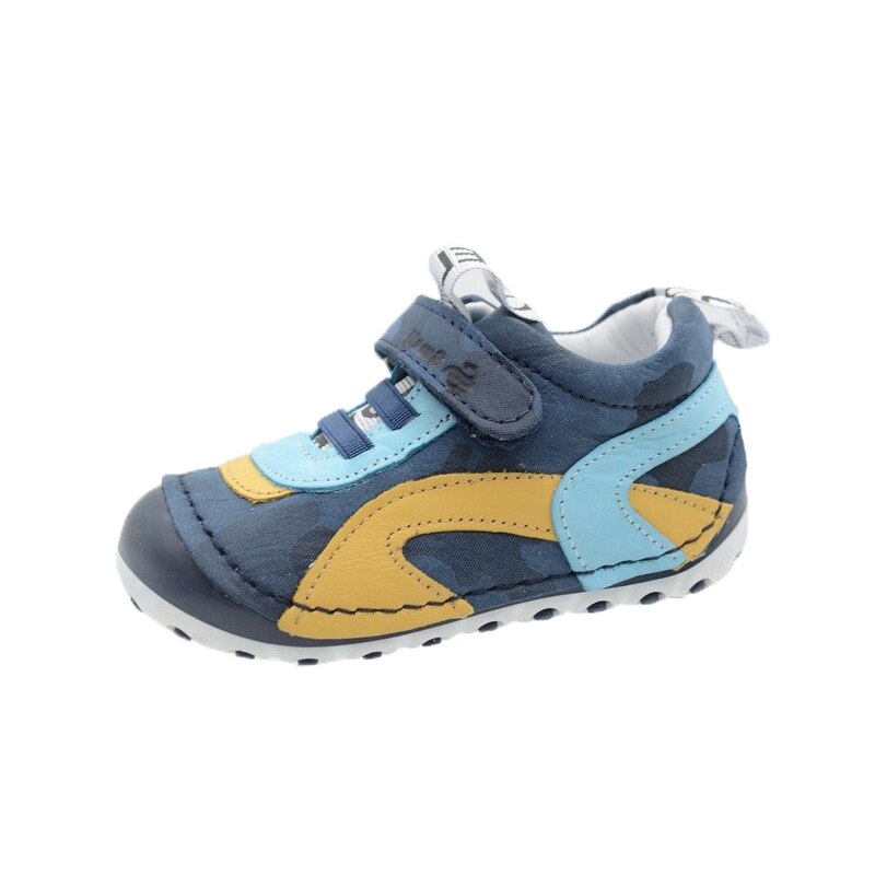Pantofi ortopedici din piele pentru baieti Small Foot PCBSM5-B, Multicolor 18 EU