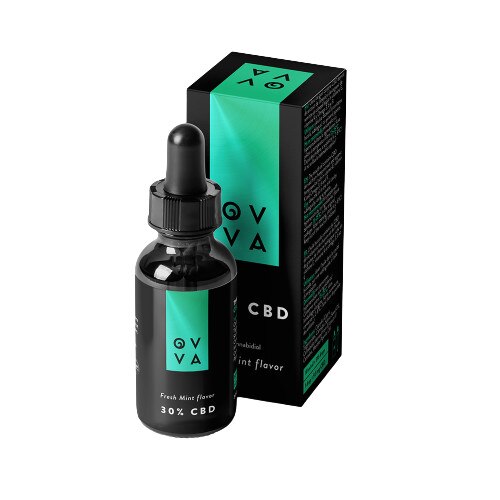 Ulei CBD, OVVA, 30% CBD, Aroma Menta, 10 ml